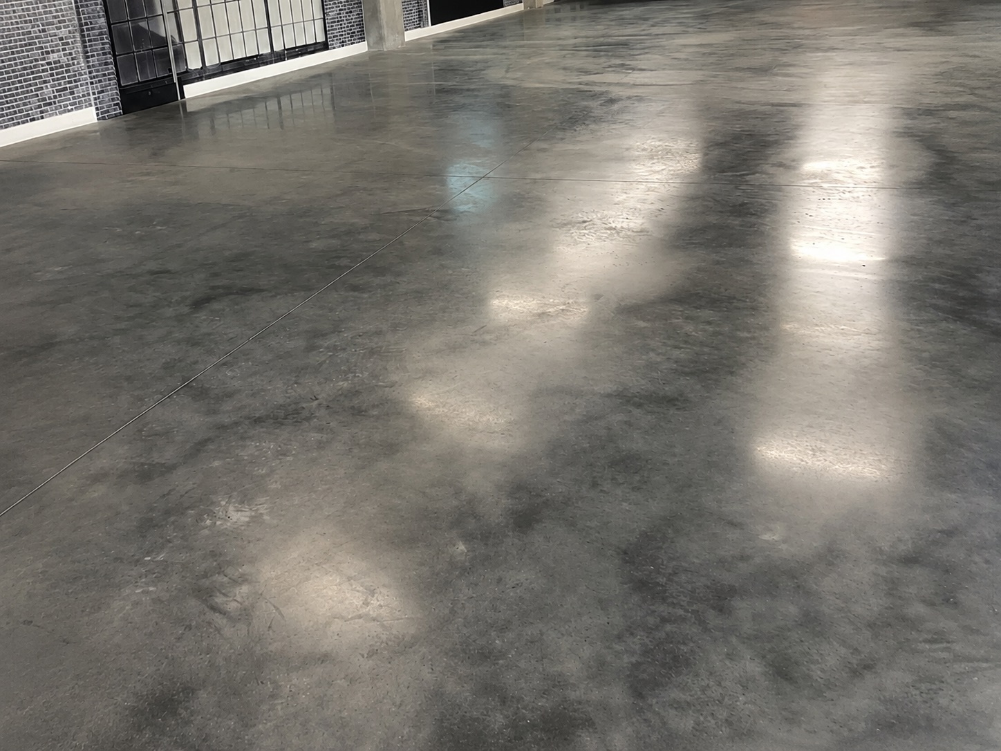 A durable finished concrete slab